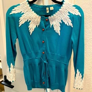 Darling vintage style Anthropogie sweater